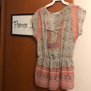 Maurices peplum top size XS